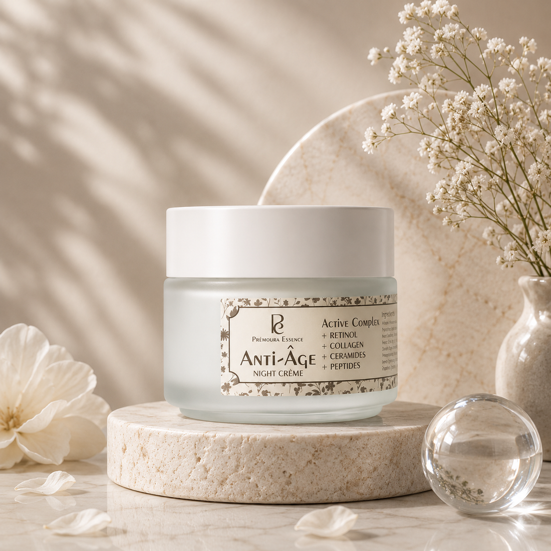 Anti-Aging Night Cream 100G | Ceramides, Retinol & Peptides
