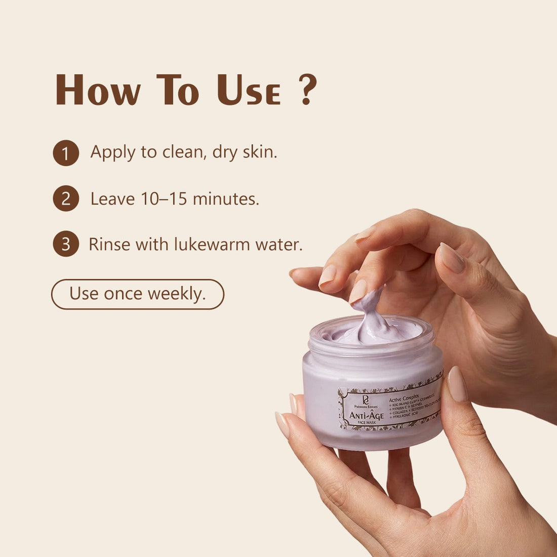 Anti-Age Face Mask | Retinol, Ceramides & Collagen | 50 g